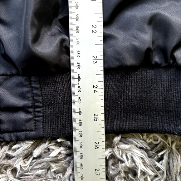 HARLEY DAVIDSON BLACK & ORANGE NYLON FULL ZIP BOMBER JACKET MEN'S SIZE XL - Picture 3 of 8